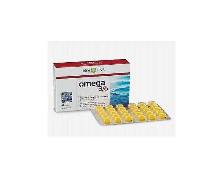 Bios Line Omega 3/6 Dietary Supplement 60 Capsules