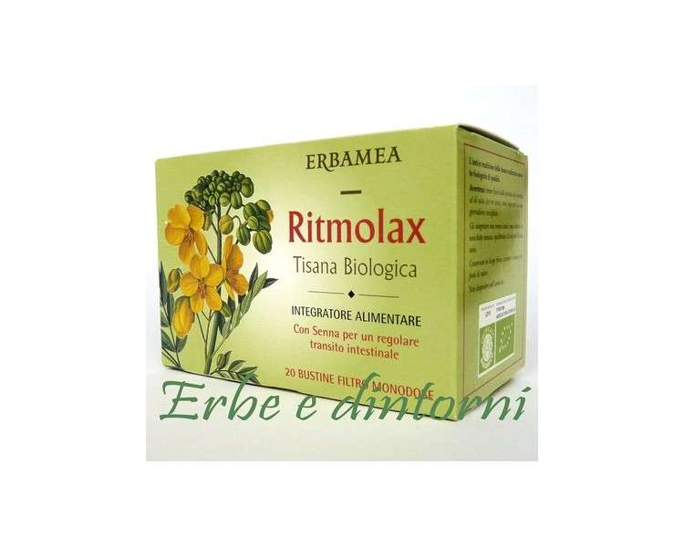 Erbamea Ritmolax Organic Herbal Tea 20 Bags
