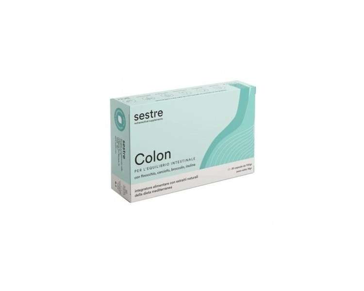 SESTRE Colon Supplement Pilorex for the Balance of Intestinal Flora 20 Capsules