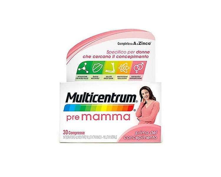 Multicentrum Pre Mamma Dietary Supplement 30 Tablets