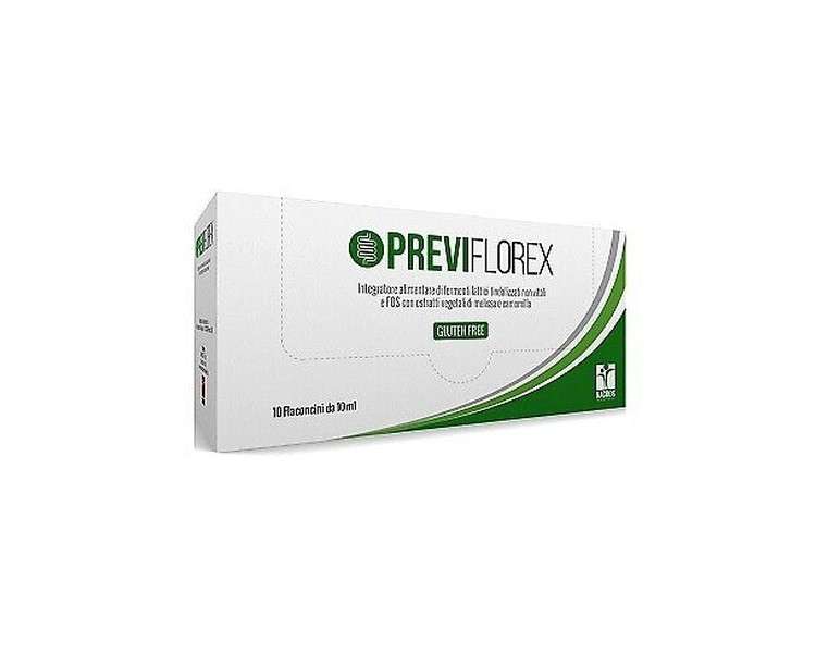 Previflorex Dietary Supplement 10 Bottles x 10ml - Pack of 10