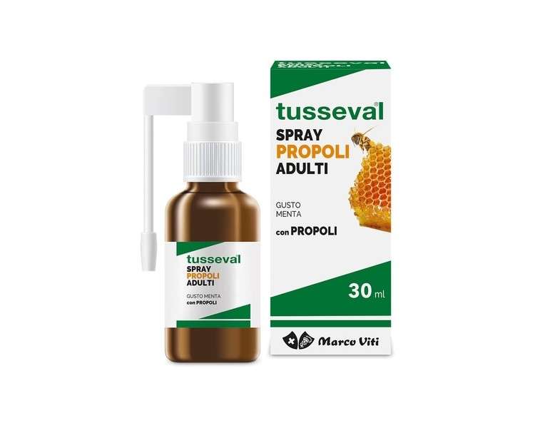 Tusseval Propolis Spray for Adults Mint Flavor 30ml