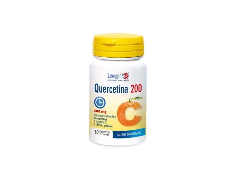 Quercetin 200 Longlife 60 Coated Tablets