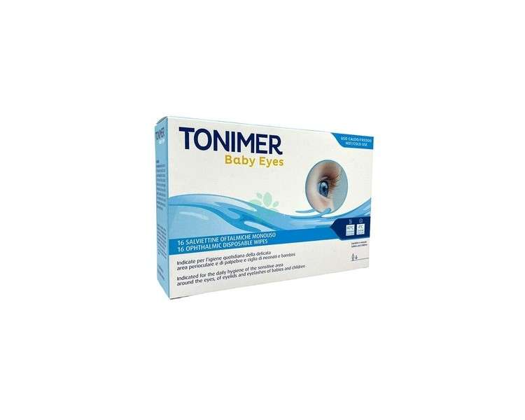 Tonimer Baby Eyes Disposable Ophthalmic Wipes 16 Pieces