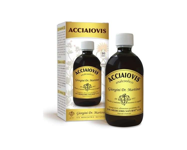 Dr. Giorgini Ser-Vis Acciaiovis Liquid Non-Alcoholic 500ml