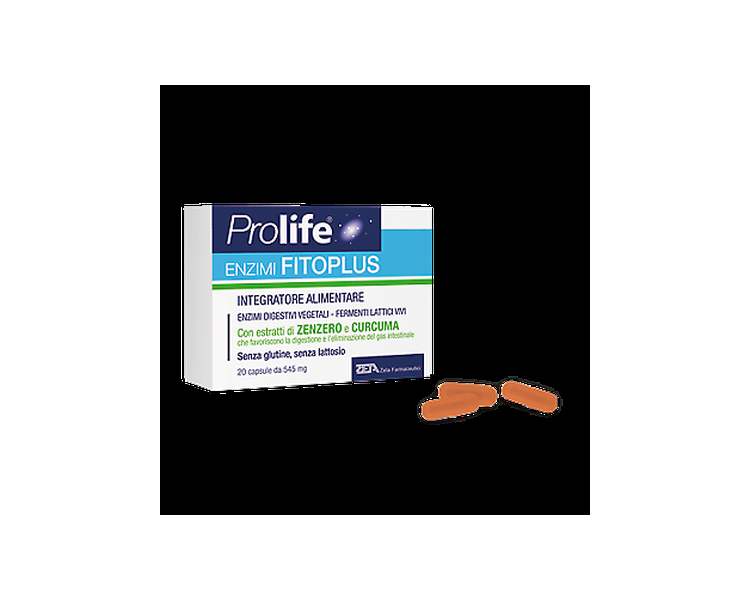 Prolife Enzyme Fitoplus Zeta Farmaceutici 20 Capsules