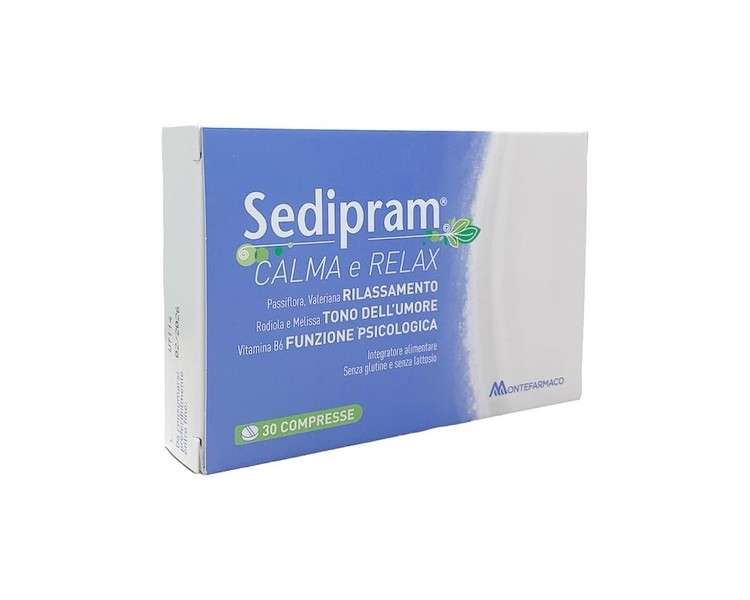 Montefarmaco Otc Sedipram Calma E Relax 30 Tablets