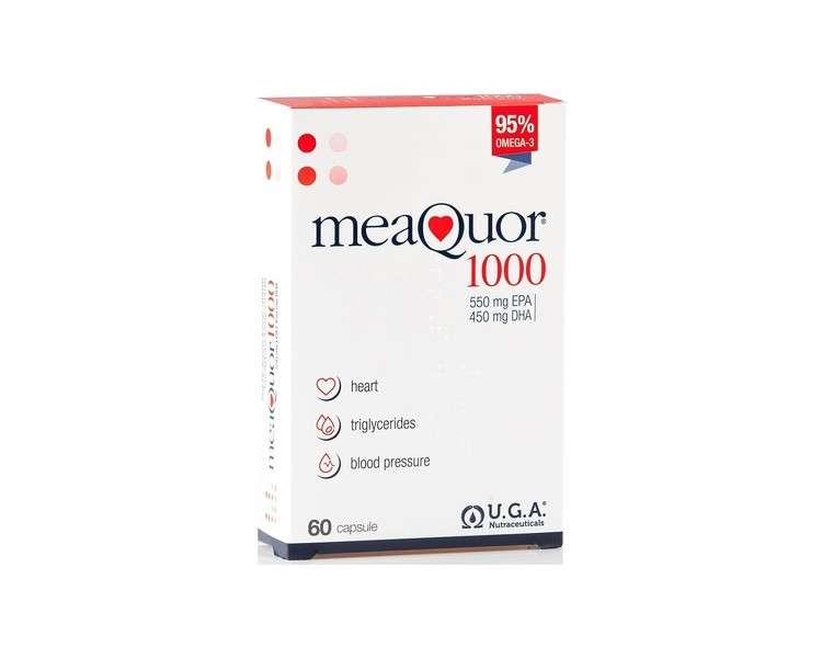 MEAQUOR 1000 with 1000mg EPA and DHA per Capsule