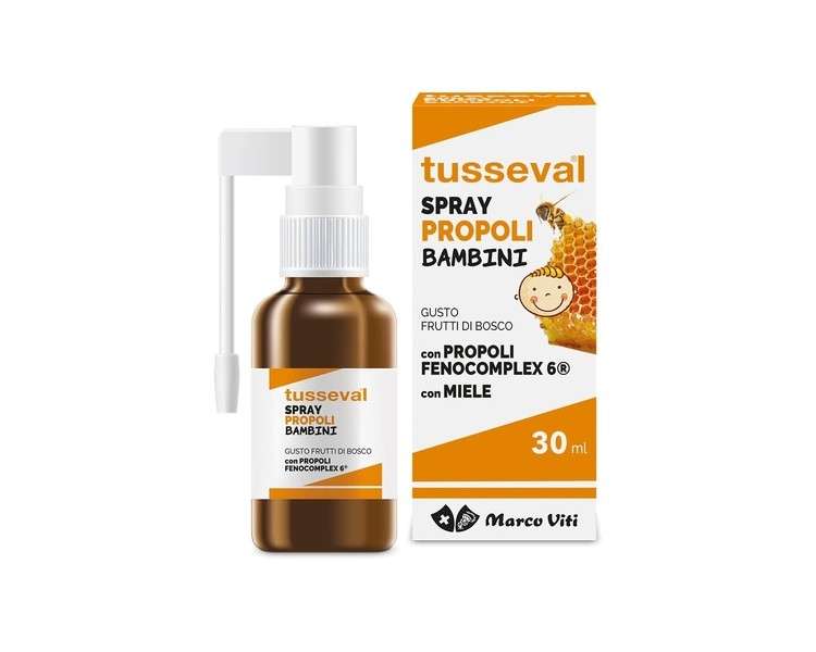 Marco Viti Farmaceutici Tusseval Throat Spray for Children