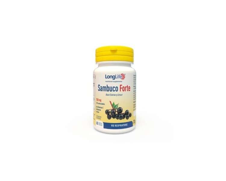 LONGLIFE Sambuco Forte Lung Health Supplement 60 Capsules