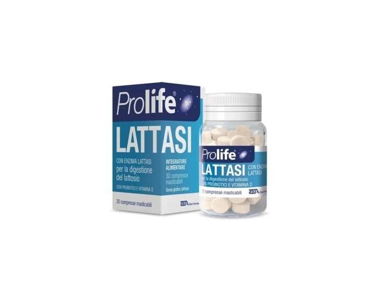 ZETA FARMACEUTICI Prolife Lactase Lactose Digestion Supplement 30 Tablets