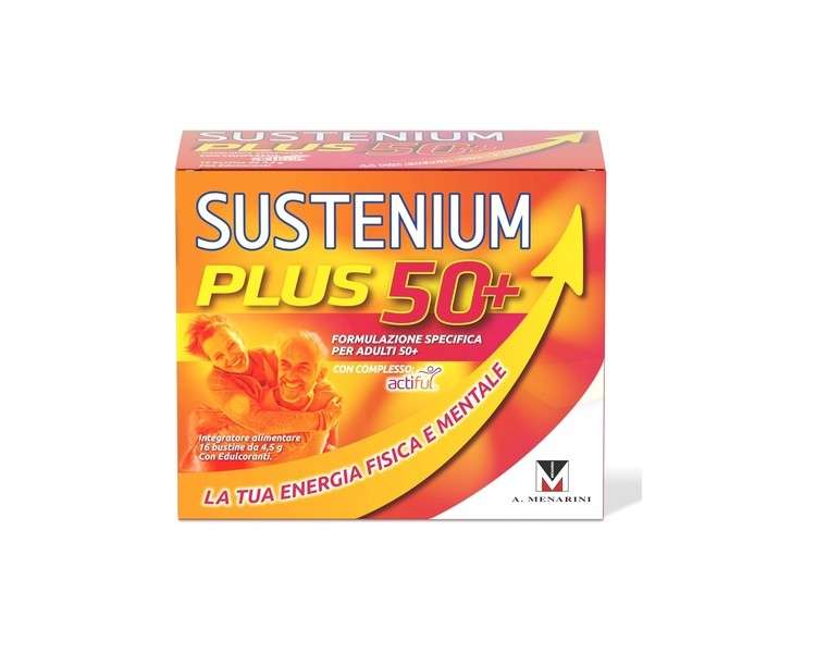 Sustenium Plus 50+ Adult Energy Supplement with ACTIFUL Antioxidant Complex, Vitamins and Minerals for Your Physical and Mental Energy
