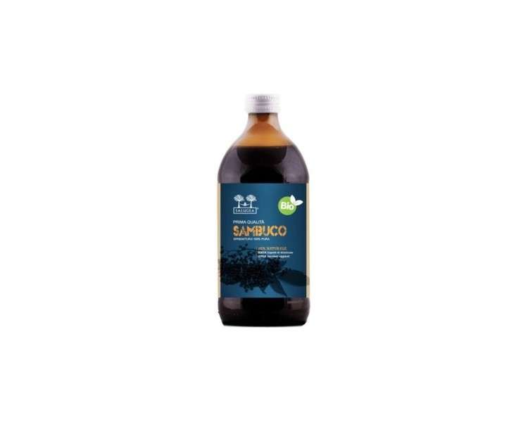 SALUGEA Organic Elderberry Juice - Immune Support Supplement 500ml