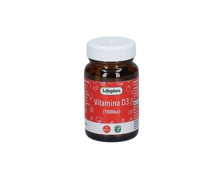 LIFEPLAN Vitamin D3 1000ui Supplement 90 Tablets