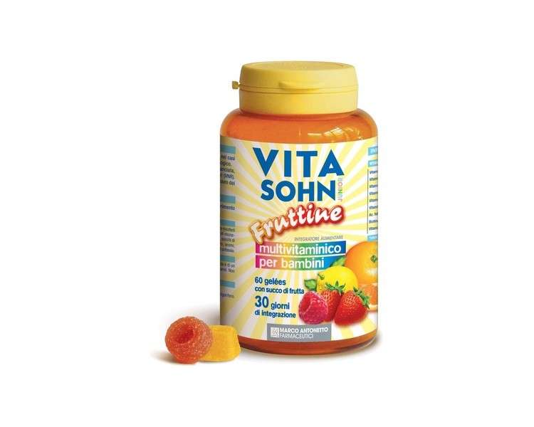 Chiesi Vitasohn Junior Fruttine Multivitamin Mineral 60 Candies