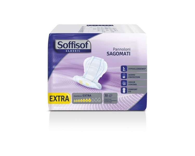 Silc Soffisof Classic Shaped Diaper Extra Absorbency 30 Pieces