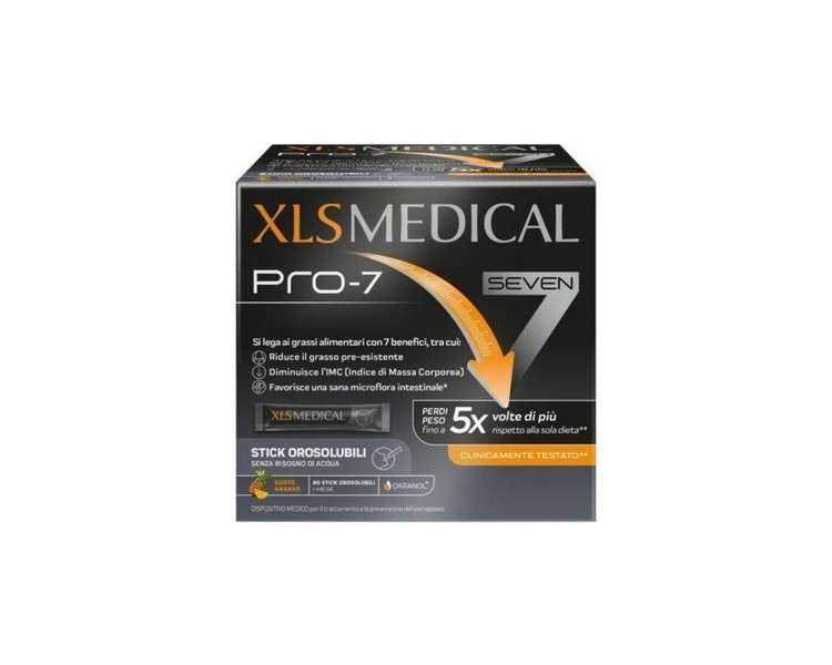 XL-S Xls Medical Pro 7 Weight Loss Supplement 90 Soluble Sticks