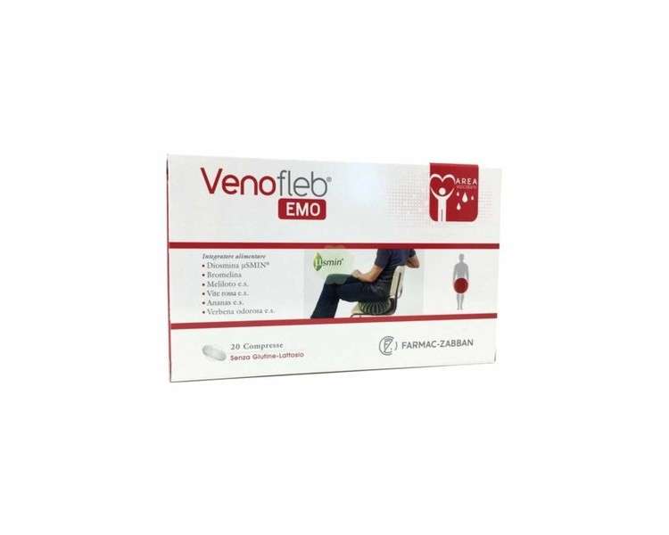 Venofleb Emo Farmac-Zabban 20 Tablets