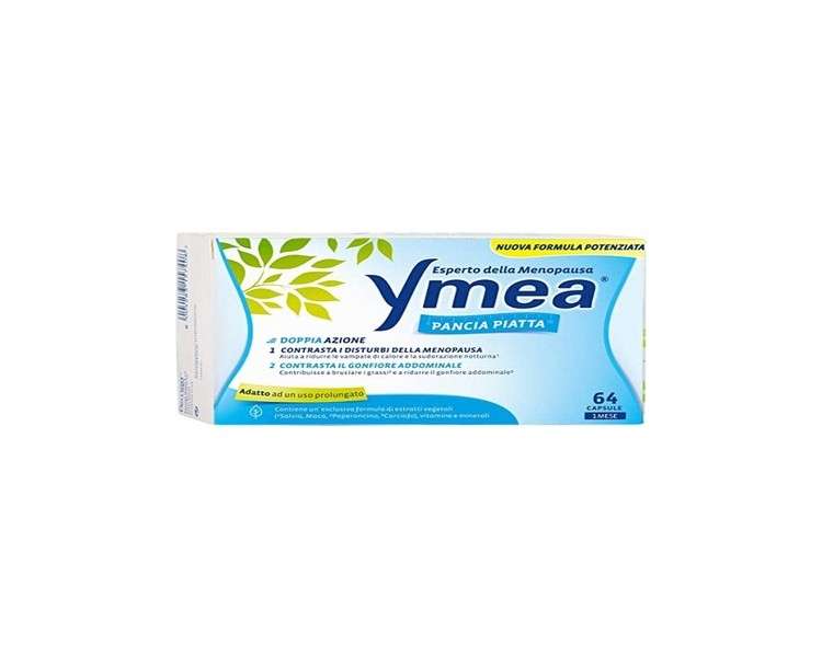 Perrigo Ymea Flat Belly Dietary Supplement 64 Capsules