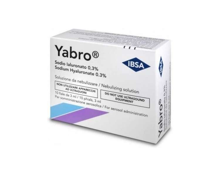 IBSA Yabro Aerosol 0.18% 10 Bottles