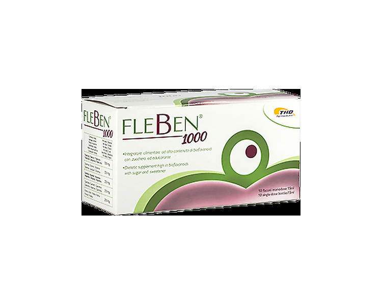 Thd Fleben 1000 Dietary Supplement 10 Bottles 15ml Each