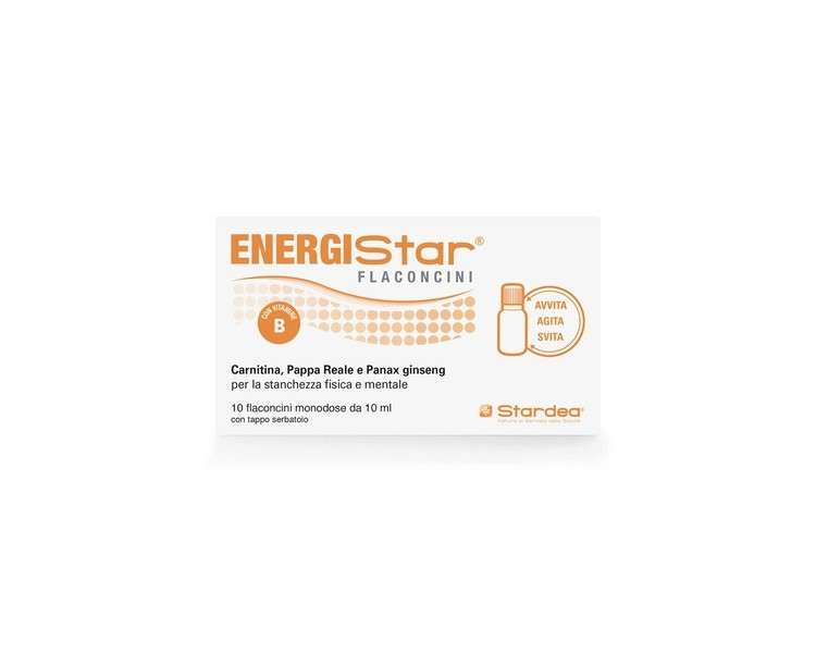 Stardea Energistar Dietary Supplement 10 Single Dose Vials 10ml