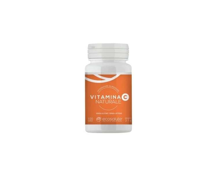 Spazio Ecosalute Natural Vitamin C Vitamins and Minerals Supplement 100 Capsules