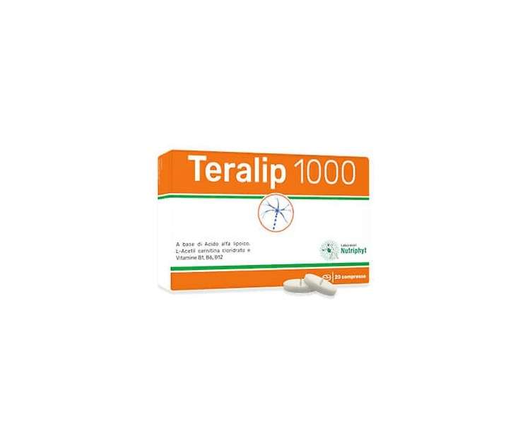 TeraLip 1000 Dietary Supplement 20 Tablets