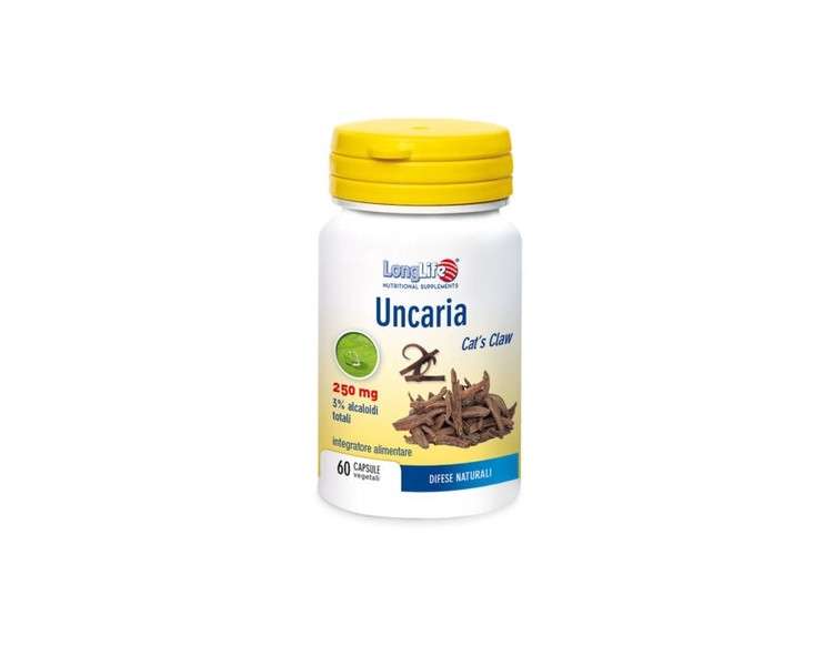 Uncaria 250mg LongLife Vegetarian Capsules