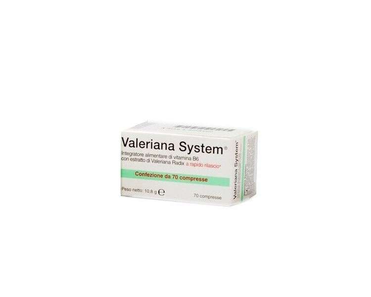 Baldrian System Sanifarma 70 Tablets