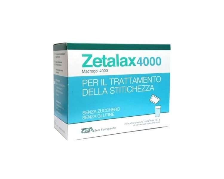 Zeta Farmaceutici Zetalax 4000 20 Sachets 10.7g