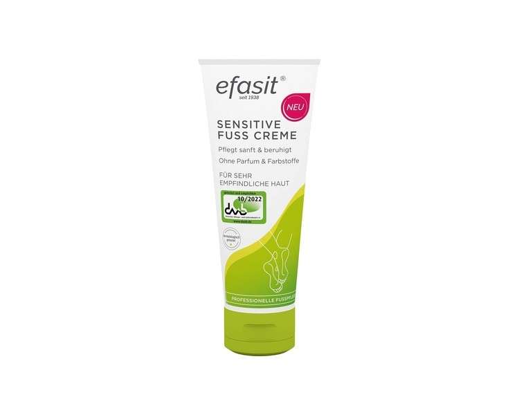 Efasit Sensitive Foot Cream for Dry and Sensitive Skin 75ml