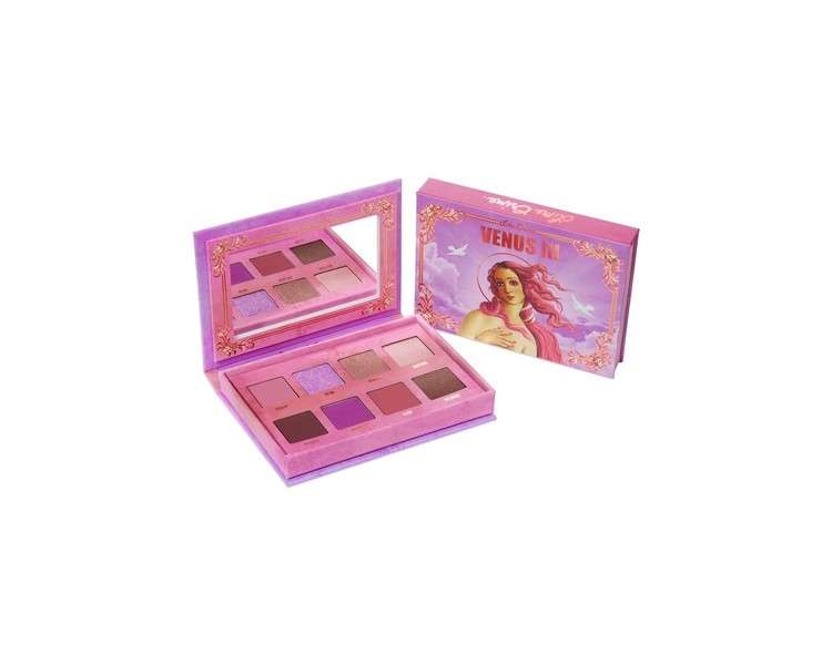 Lime Crime Venus 3 Eye & Face Palette 8 Shades of Dreamy Pinks & Purples - Highly Pigmented Color & Easy to Blend Formula - Mirrored Box - Vegan