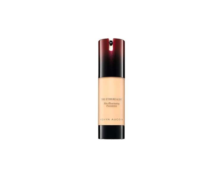 Kevyn Aucoin The Etherealist Skin Illuminating Foundation EF 03 Light Comfortable Shine-Free Smooth Moisturize Medium to Full Coverage Makeup Artist Go To Even Bright Natural Look