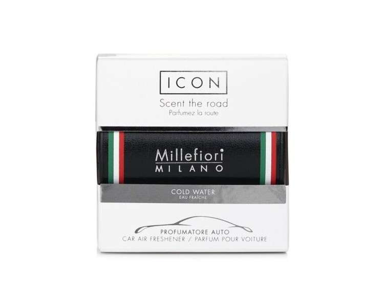 NEW Millefiori Icon Urban Car Air Freshener Cold Water 1pc Men's Home Scent