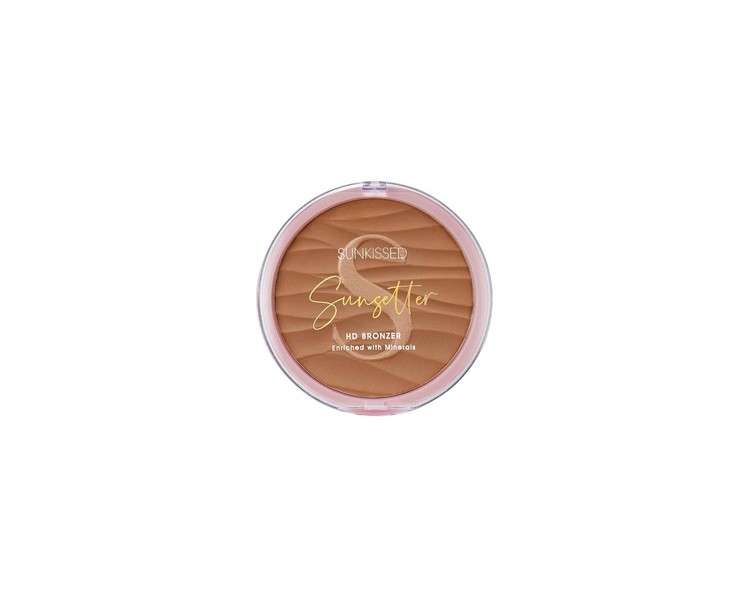 Sunkissed Sunsetter Bronzer Hello Sunshine Compact Tanning Powder for Body and Face