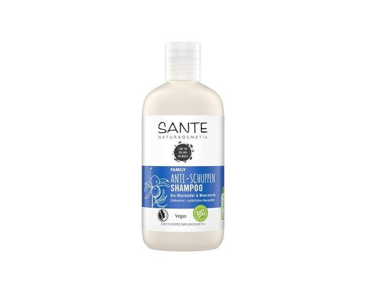 SANTE Naturkosmetik Anti-Dandruff Shampoo Organic Juniper & Mineral Soil 250ml