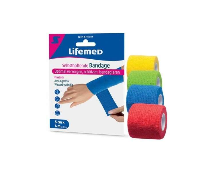 Lifemed Self-Adhesive Bandage 50mm x 4.0m