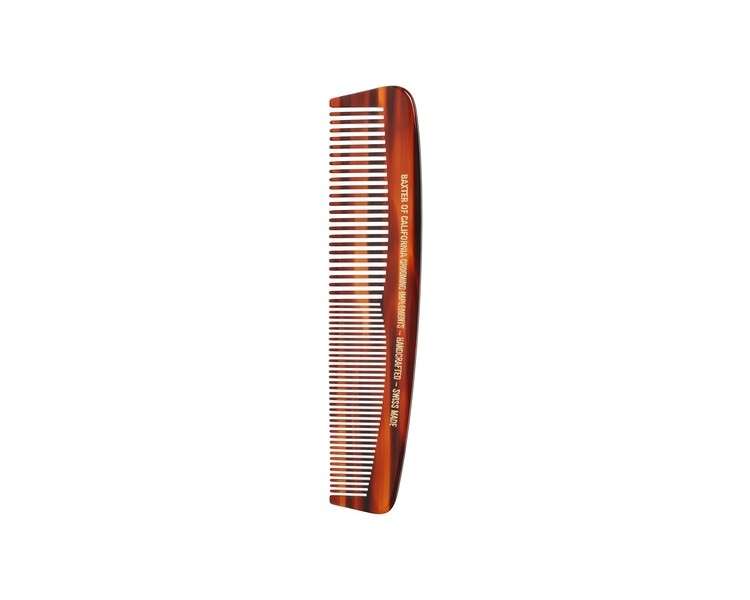Baxter of California Beard Comb Men Pocket Size Handcrafted Swiss-Made Easy to Carry Crafted From Natural Tree Pulp Cellulose Pocket Comb