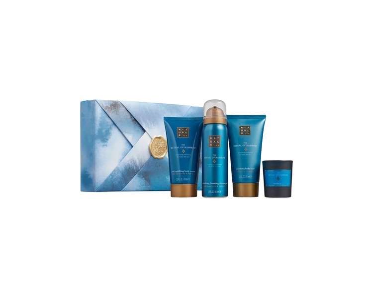 RITUALS Gift Set The Ritual of Hammam S - 4 Home and Skincare Products Enriched with Eucalyptus, Argan Oil, and Rosemary - Bath Gift Box