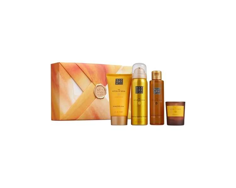 RITUALS Gift Set The Ritual of Mehr S - 4 Home and Skincare Products with Sweet Orange and Cedar Wood - Bath Gift Box