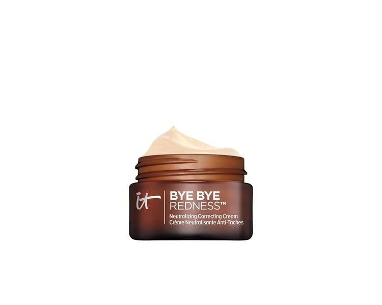 IT Cosmetics Bye Bye Redness Neutralizing Color-Correcting Cream with Hydrolyzed Collagen 0.37 fl oz Transforming Light Beige