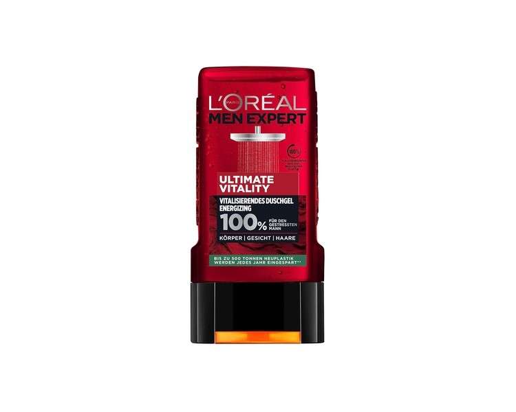 L'Oreal Paris Men Expert Ultimate Vitality Shower Gel 250ml 8.4 fl oz