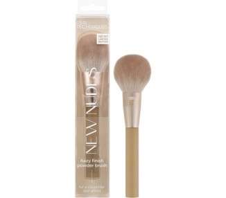 Real Techniques New Nudes Hazy Finish Powder Brush - Buildable Coverage - Soft Synthetic Bristles