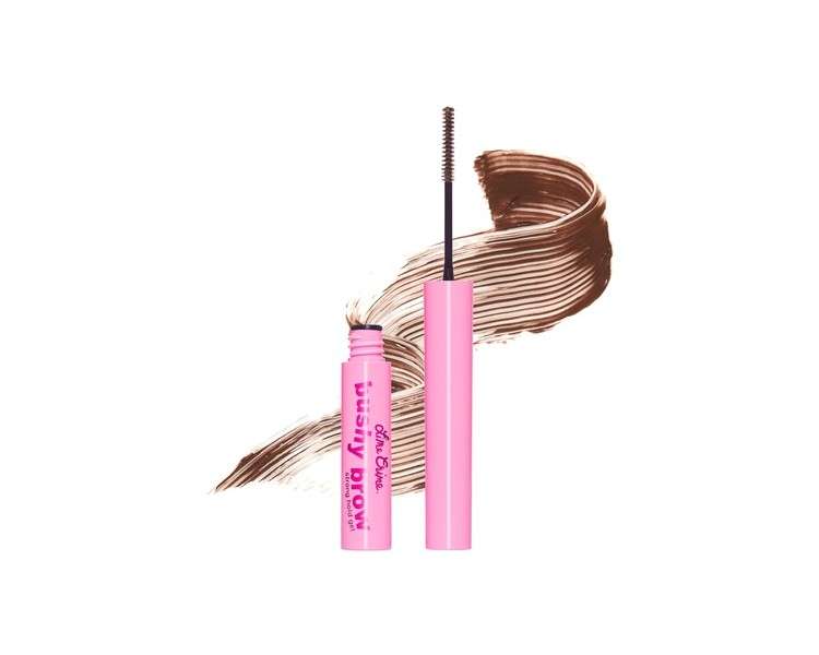 Lime Crime Bushy Brow Gel Volumizing Long Lasting Strong Hold Eyebrow Mascara Gel Vegan Cruelty-Free Brownie Brow Gel