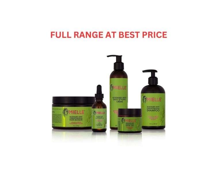 Mielle Organics Rosemary Mint Strengthening Shampoo, Masque, Oil & Full Range