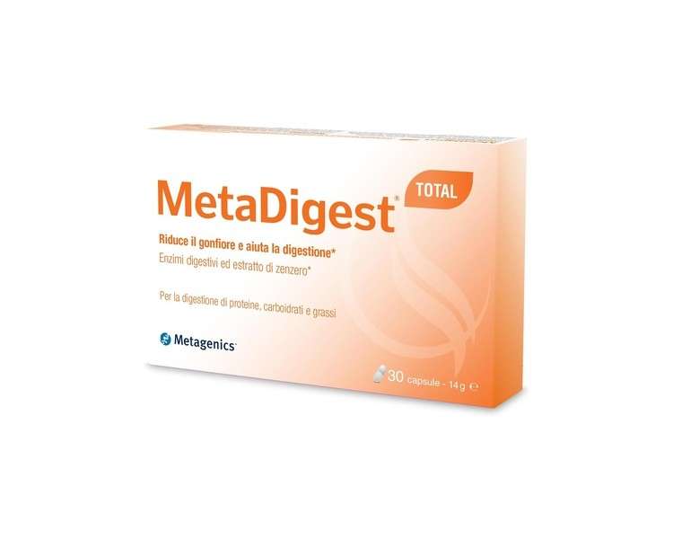 Metagenics Metadigest Total Dietary Supplement 30 Capsules