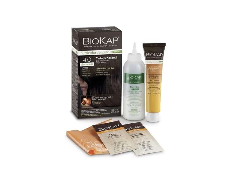 Bios Line Biokap Nutricolor Delicate Hair Dye 4.0 Natural Brown