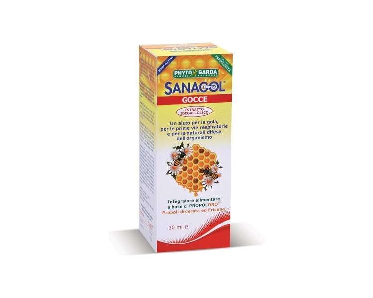 Phyto Garda Sanagol Hydroalcoholic Extract Drops with Propolis 30ml