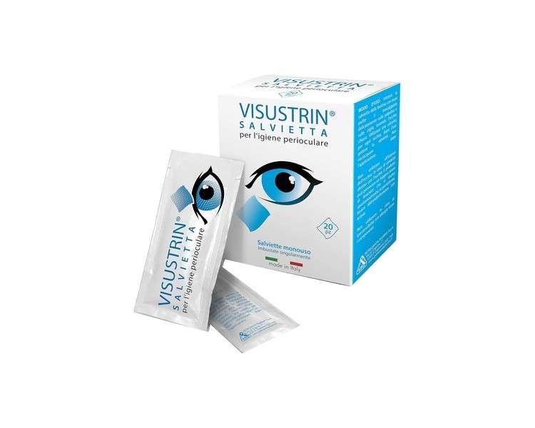 Visustrin Disposable Wipes for Periocular Hygiene